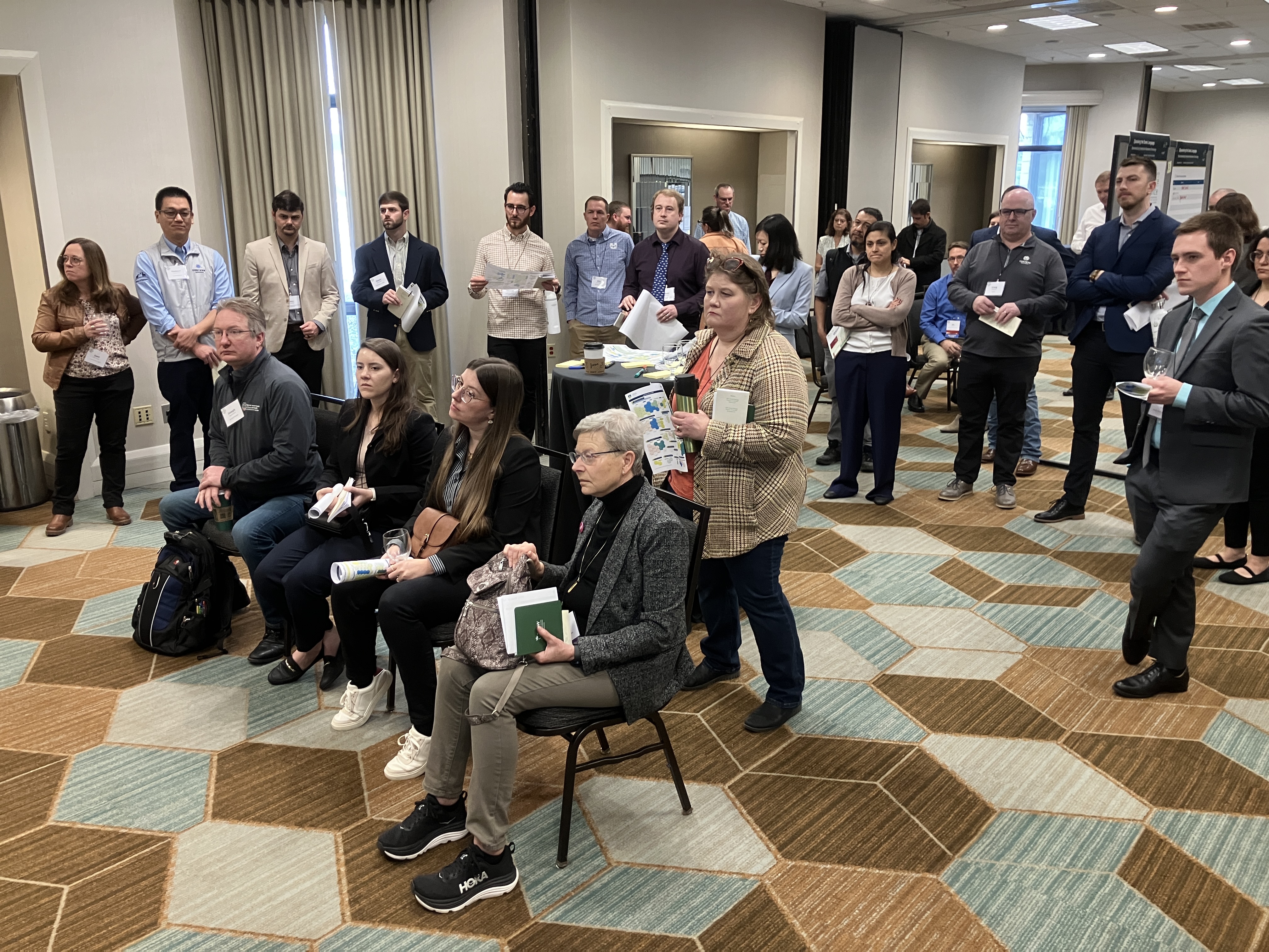 A view of the attendees in the conference hall